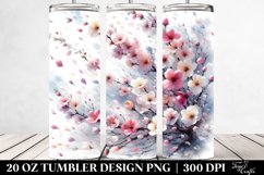Tumbling in Spring Petals 20 Oz Tumbler Product Image 2