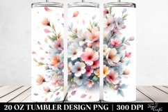 20 Oz Tumbler Sublimation | Tumbling with Spring Petals | Product Image 2