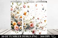 Tumbling in Spring Petals 20 Oz Tumbler Product Image 2