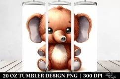 Colorful Plush Elephant | 20 Oz Tumbler Product Image 2