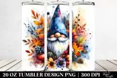 Autumn Garden Gnome Tumbler Product Image 2