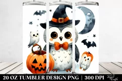 Simple Halloween Owl Clipart 20 Oz Tumbler Product Image 2