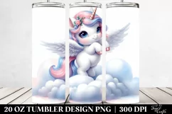 Cute Baby Unicorn Dancing | 20 Oz Tumbler Product Image 2