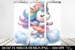 Cute Baby Unicorn Dancing | 20 Oz Tumbler Product Image 2