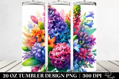 Colorful Bouquet with Hyacinth | 20 oz Tumbler Product Image 2