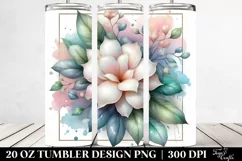 Abstract Gardenia Diamonds Tumbler Product Image 2