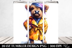 Cute Baby Highlandcow Posing | 20 oz Tumbler Product Image 2