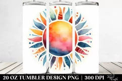 Colorful Simple Sun | 20 Oz Tumbler Product Image 2