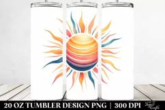 Colorful Simple Sun | 20 Oz Tumbler Product Image 2