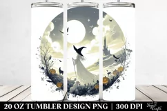 Simple Witch Digital Painting | 20 oz Tumbler Product Image 2