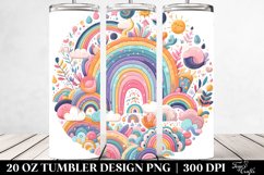 Colorful Pastel Ranbow | 20 Oz Tumbler Product Image 2