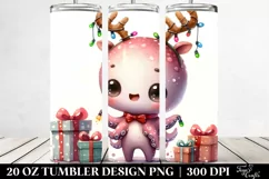 Winter Baby Octopus with Cool Haircut, 20 Oz Tumbler Product Image 2