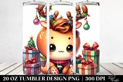 Winter Baby Octopus with Cool Haircut, 20 Oz Tumbler Product Image 2
