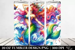 Mermaid Dancing Funny | 20 oz Tumbler Product Image 2