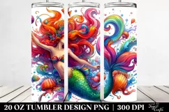 Mermaid Dancing Funny | 20 oz Tumbler Product Image 2