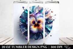 Abstract Glossy Pansy Material Product Image 2