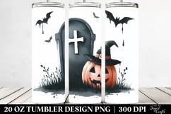 Simple Funny Halloween Clipart with Tombstone Product Image 2