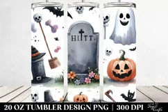 Simple Funny Halloween Clipart with Tombstone Product Image 2