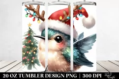 Winter Baby Hummingbird with Cool Haircut, 20 Oz Tumbler Product Image 2