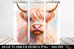 Highland Cow Wrap Sublimation PNG| Product Image 2
