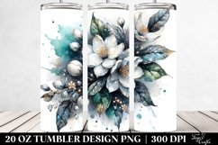 20 Oz Tumbler Sublimation | Shiny y Jasmine Metallic Product Image 2