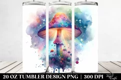 Colorful Magical Mushroom | 20 Oz Tumbler Product Image 2