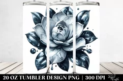 Detailed Glossy Gardenia Shiny Marble Product Image 2