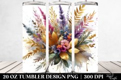 Colorfull Bouquet Gold Foil Heather Product Image 2