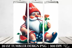 Detailed Digital Gnome Silling | 20 Oz Tumbler Product Image 2