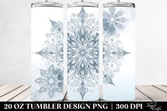 Simple Snowflake Image, 20 Oz Tumbler Product Image 2