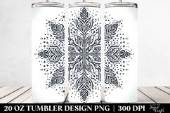 Simple Snowflake Image, 20 Oz Tumbler Product Image 2