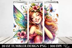 Fairy Smiling Funny | 20 oz Tumbler Product Image 2