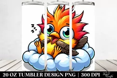 Cute Cartoon Baby Oriole Tumbler Product Image 2