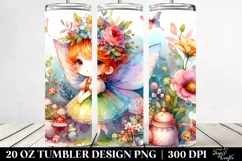 Whimsical Cute Fairy Spring Petals | 20 Oz Tumbler Product Image 2