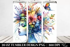 Fairy Floral Wreath | 20 oz Tumbler Product Image 2
