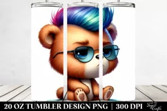 Cute Baby Bear Sitting, 20 Oz Tumbler Product Image 2