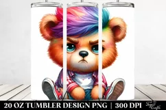 Cute Baby Bear Sitting, 20 Oz Tumbler Product Image 2