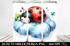Colorful Whimsical Baby Ladybug Tumbler Product Image 2