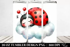 Colorful Whimsical Baby Ladybug Tumbler Product Image 2