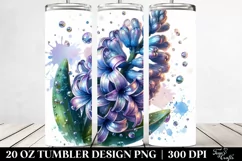 Shiny Hyacinth Metallic Tumbler Product Image 2