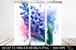 Shiny Hyacinth Metallic Tumbler Product Image 2