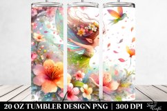 Spring Petals Cute Fairy Tumbler | 20 Oz Tumbler Product Image 2