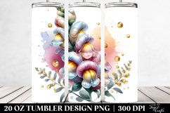 20 Oz Tumbler Sublimation | Snapdragon with Watercolor Product Image 2