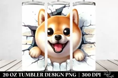 Cute Crazy Funny Shiba Inu Wall Ice Product Image 2