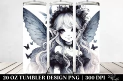 Gothic Smiling Fairy | 20 oz Tumbler Product Image 2