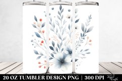 Washed Watercolor Image | 20 oz Tumbler Product Image 2