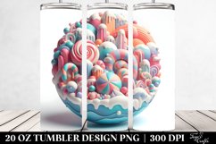 Vibrant Marzipan Winter Scene 20 Oz Tumbler Product Image 2