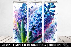 Shiny Hyacinth with Material | 20 Oz Tumbler Product Image 2