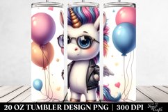 Cute Baby Unicorn with Cool Haircut and Spring Petals | 20 Product Image 2