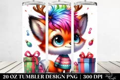 Baby Fox with Vibrant Colors 20 Oz Tumbler Product Image 2